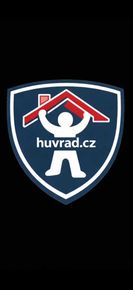 Logo střechy HUVRAD